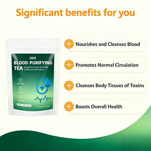 Té Herbal Purificador de Sangre OEM, Mezcla Natural Detox para la Salud Sanguínea, Vegano, Sin OMG, Orgánico USDA, Espino Blanco, 10 Bolsitas de Té de 4g Cada Una - Product Image 6