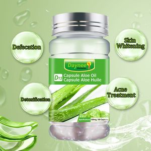 Cápsulas Blandas de <span class=keywords><strong>Aloe</strong></span> Vera, Desintoxican los Intestinos, Mejoran el <span class=keywords><strong>Estreñimiento</strong></span>, Embellecen la Piel, Regulan la Salud del Estómago, Suplemento, Marca Privada OEM - Product Image 2