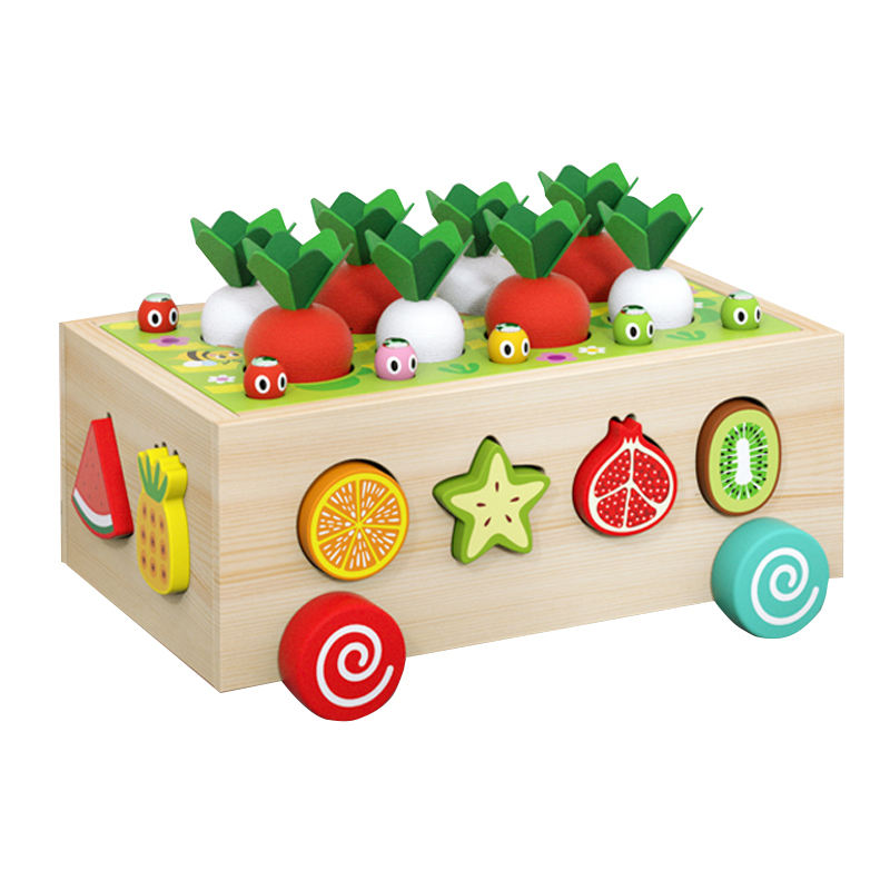 Voiture de jouet de verger de ferme