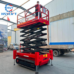 Mobil Elektrikli Hidrolik Makaslı Platform |   Her Türlü Araziye Uygun Adam Kaldırma Çalışma Platformu |   Kauçuk/Çelik Paletler Mevcut - Product Image 6