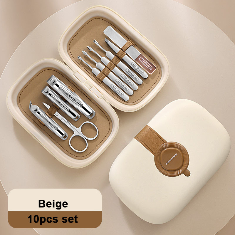 #04-Ensemble de 10 pièces-beige