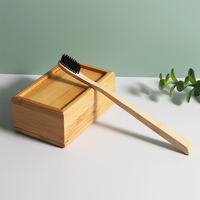 Brosse à dents en bambou biodégradable de bonne qualité Brosses à dents en bambou naturel avec poils d'huile de ricin