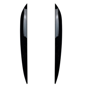 Volkswagen Touareg Headlight Brow Sticker Piano Black Carbon Fiber Texture ABS Decal 2010-2018 Exterior Modification - Product Image 5