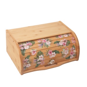 Contenedor de Pan <span class=keywords><strong>grande</strong></span> para cocina, caja de pan de bambú de madera superior, 2022 - Product Image 1