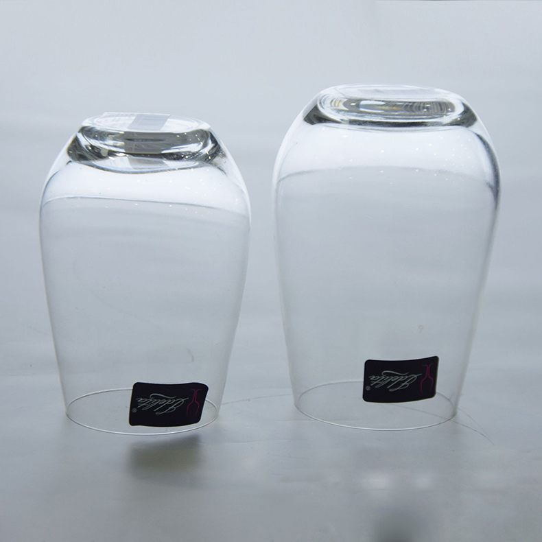Multifunction Resistance Clear Stemless Wine Water Glass ware Tumbler Crystal lead-free Whiskey Bourbon Juice Tasting Customised