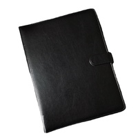 Cartera de negocios de cuero PU A4 personalizada, carpeta de archivos con hebilla magnética, soporte para documentos, Portapapeles de oficial de negocios, Bolsa duradera