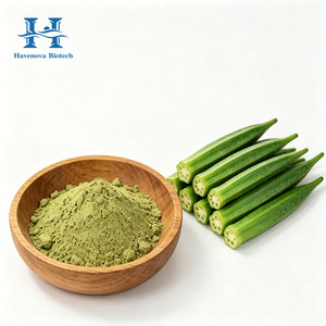 Havenova ผงกระเจี๊ยบแห้งแบบ100% ผงกระเจี๊ยบเขียวบริสุทธิ์เกรดอาหารแช่แข็ง - Product Image 1
