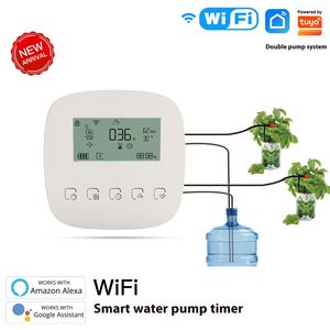 Minuterie intelligente WiFi pour <span class=keywords><strong>pompe</strong></span> d'irrigation, double alimentation USB/solaire, application et commande vocale pour <span class=keywords><strong>balcon</strong></span>, plantes d'intérieur et de jardin - Product Image 5