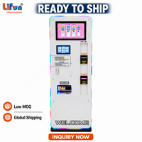 Distributeur de pièces intelligent commercial LIFUN avec écran tactile LCD, affichage publicitaire, machine de change automatique de jetons, kiosque d'échange de pièces