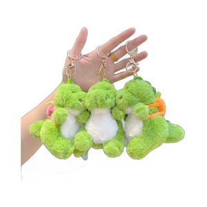Zaino di dinosauro creativo carino coppia peluche portachiavi <span class=keywords><strong>accessori</strong></span> Super Soft ODM personalizzabile in cotone PP ricamato - Product Image 5