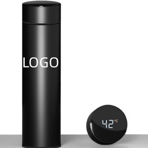 Promotional Drinkware High Quality Stainless Steel Vacuum Flask Double Wall Insulated Water Bottle with Wide Mouth Lid - Product Image 1