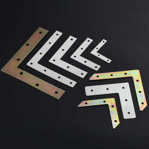 Kai Shun T Type And L Type Flat Angle <b>Brackets</b> Nickel Plated Iron 90 Degree Right Angle Furniture Connectors - Product Image 2
