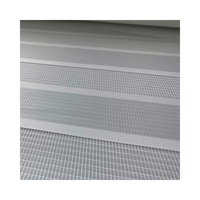 Persianas Enrollables Inteligentes Motorizadas Eléctricas Tipo Zebra, Cortinas Automáticas de Oscurecimiento Total para Ventanas de Oficina y Hotel, Horizontales Integradas