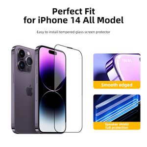 Bán Buôn Đầy Đủ Màn Hình HD Glass Tempered Glass Điện Thoại Di Động Bảo Vệ Màn Hình Cho Iphone 15 Với Công Cụ Cài Đặt - Product Image 5