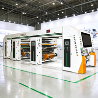 Machine de laminage sans solvant à trois couches avec contrôle de tension en circuit fermé BD-400AL4.0