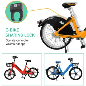 Share Business City Bicycle Rental System Cycle Shared Smart QR Code Unlock 4G 5G Electric Bike Sharing Ebike IOT Lock