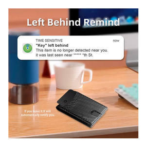 प्रवृत्ति पतली बच्चों के बुजुर्ग वाटरप्रूफ स्मार्ट जीपीएस लोकेटर कार्बन फाइबर एंटी-लॉस ट्रैकिंग कार्ड डिवाइस - Product Image 2