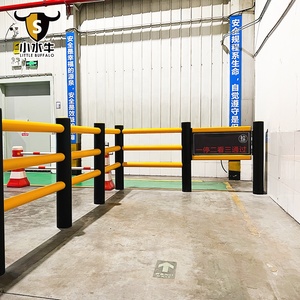 産業用安全スイングバリア回転式ゲート プラスチック製交通バリア スイングデザイン 耐荷重3トン 黄色+黒色 PAS13規格バリア - Product Image 4