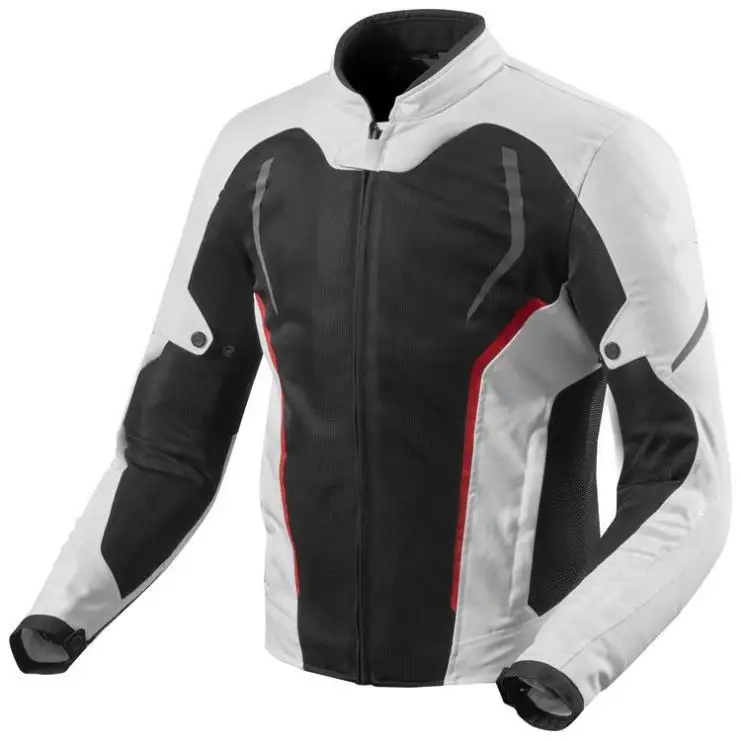 BOWINS Black Mesh Reflective Summer Motorcycle Jacket For Sale