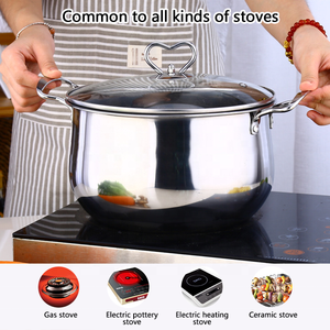 Thiết Kế Mới Nhà Bếp Đa Chức Năng 8 Miếng Đồ Nấu Nướng Bộ Nồi Bộ Thép Không Gỉ Nấu Ăn Nồi Bộ - Product Image 2