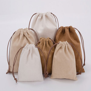 Sac de rangement pour bijoux en velours exquis, logo personnalisé, réutilisable, recyclable, petite pochette à cordon pour l'emballage de bijoux et de montres - Product Image 5
