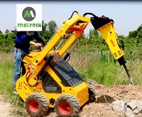 Benzin diesel Mini bau maschine mini kompakt lader mit greifer/paletten gabel/eimer