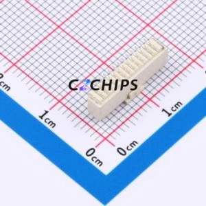 WAFER-SH1.0-13PLB Wire-to-Board Pin Header SMD,P=1mm Connector 1x13P 1mm Vertical Mount SH - Product Image 2
