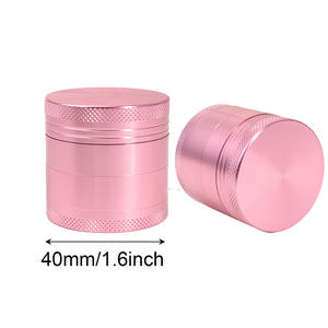 Molino de Hierbas de Aleación de Aluminio Rosa de Alta Calidad al por Mayor, Molinillo de Hierbas de 40 mm para Fumar - Product Image 4
