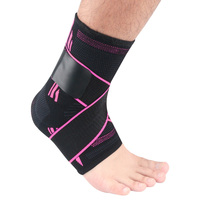 Genouillères réglables respirantes XL Nylon Silicone Spandex sous pression Cheville Brace Sports Protection médicale Sports confortables