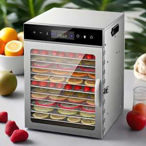 상업용 주방 레스토랑 전문 식품 가공 장비에 대한 산업용 12 층 800W 식품 탈수기 기계 - Product Image 1