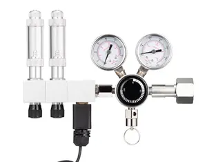Manomètre de réduction de pression de CO2 en aluminium pour plantes aquatiques, équipement d'aquarium, régulateur solénoïde, pour fabricants d'origine (OEM) - Product Image 3