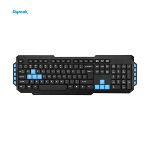 Top Seller Power Saving Design Waterproof Durable USB Multimedia Wired Office Keyboard for Laptop