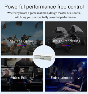 อินเทล คอร์ ไอ5 ไอ7 ไอ9 รุ่นที่ 9 รุ่นที่ 12 พร้อม WIFI LAN การ์ดจอแยก RTX3050 RTX3060 12G คอมพิวเตอร์พีซี คอมพิวเตอร์เล่นเกม มินิพีซี - Product Image 4