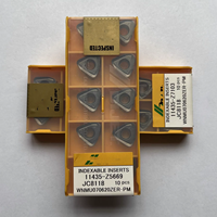Plaquettes de tournage en carbure DIJETS 100% originales WNMU050320ZER/WNMU070620ZER-PM JC8118/JC8015/JC5118/JC5040 OEM haute performance