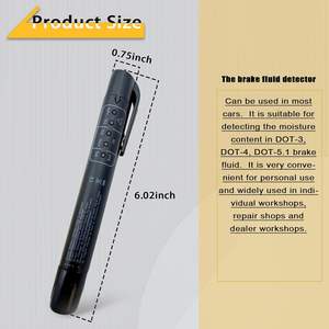 Lápiz Probador de Líquido de Frenos, 1 Unidad, para <span class=keywords><strong>DOT</strong></span> 3, <span class=keywords><strong>DOT</strong></span> <span class=keywords><strong>4</strong></span>, <span class=keywords><strong>DOT</strong></span> <span class=keywords><strong>5.1</strong></span>, Herramienta de Diagnóstico Automotriz - Product Image 2