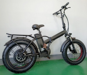 Ebike 20 pouces gros pneu électrique fatbike arrière 48v 1000w pliable e vélo - Product Image 4