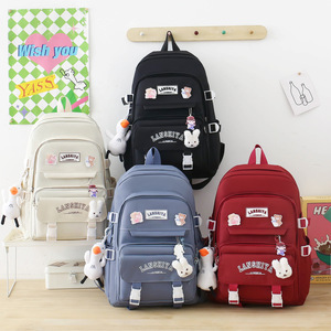 <span class=keywords><strong>Sac</strong></span> <span class=keywords><strong>à</strong></span> <span class=keywords><strong>dos</strong></span> en nylon tendance et mignon, ensemble de 5 pièces, 14 pouces, <span class=keywords><strong>sac</strong></span> d'école imperméable avec doublure en polyester, <span class=keywords><strong>sac</strong></span> <span class=keywords><strong>à</strong></span> <span class=keywords><strong>bandoulière</strong></span>, trousse <span class=keywords><strong>à</strong></span> crayons, <span class=keywords><strong>sac</strong></span> fourre-tout - Product Image 6