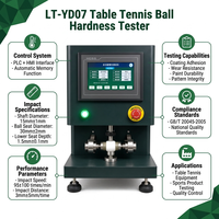 Probador de Durabilidad de Pelotas de Tenis de Mesa Profesional, Cumple con la Norma GB/T 20045, Máquina de Prueba de Impacto para Pelotas de Ping Pong en Venta