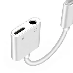 Adaptateur Audio câble chargeur pour iPhone 12 11X8 7 6 Double casque câble Convertisseur pour iPhone 10 Répartiteur de charge