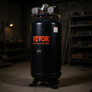 Compresor de Aire Estacionario DB de 6.5Hp y 80 Galones, Sin Aceite, Ultra Silencioso, 15.5Scfm a 90 Psi, de 2 Etapas, para Uso Industrial - Product Image 2