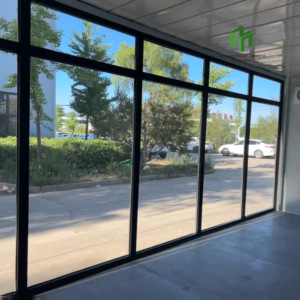 Bar à café en conteneur détachable à 2 étages, bâtiment modulaire préfabriqué avec mur-rideau en verre, <span class=keywords><strong>maison</strong></span> en conteneur de 20 pieds - Product Image 3
