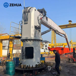 รอกเครนเรือ Zehua ขนาด 5 ตัน เครนไฮดรอลิกสำหรับเรือเดินสมุทร เครนมินิสำหรับเรือ - Product Image 4
