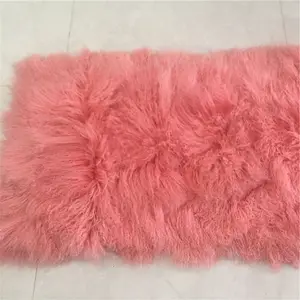 Lambskin Bed Fur Mongolian Sheep fur Throw