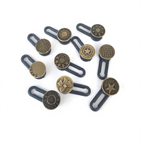 Nouveau produit en promotion : Extension de taille ronde en plastique pour jeans, avec boucle extensible, détachable et réglable, pour pantalons, Chine