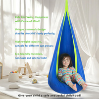Meilleure vente sensorielle enfants Pod balançoire suspendu hamac chaise haute qualité Portable pliable pour intérieur extérieur utilisation en nylon