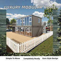 Maison/Villa Modulaire de Luxe en Conteneur, Appartement, Cabane, Hôtel, Complexe Hôtelier, Parc de Vacances, Éco-Tourisme, Design Européen 20 pieds, Garantie 3 ans
