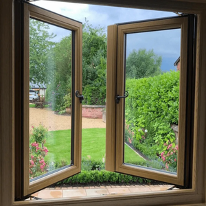 Thiết kế hiện đại chống trộm nhôm cửa sổ với hệ thống khóa gia cố kính cường lực cho an ninh tầng trệt - Product Image 5