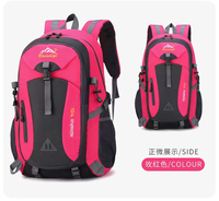 Sac à dos de randonnée et d'alpinisme 40L 32x20x52cm en polyester imperméable avec port casque et anneaux en D – Vente en gros OEM