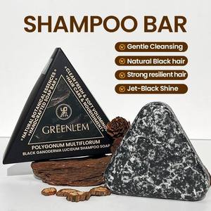 Jabón Artesanal GreenLem de Polygonum Multiflorum para Fortalecer el Cabello y Prevenir la Caída del Cabello, Marca Privada - Product Image 5