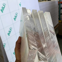 Feuille de plastique acrylique 1220x2440mm 2mm 3mm 5mm Épaisseur personnalisée Feuille de plastique acrylique Panneau en plastique